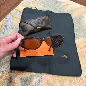 Fendi | Accessories | Fendi Chocolate Brown Sunglasses With  display picture 3